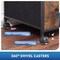 3 Drawer Mobile File Cabinet, Rolling Printer Stand with Open Storage Shelf, Fabric Lateral Filing Cabinet fits A4 or Letter Size for Home Office, Rustic Brown Wood Grain Print